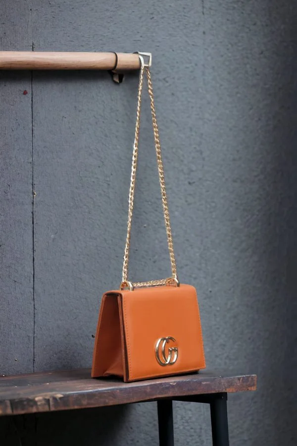 Sway in Style: Elevate Your Look with the CG Leather Long Chain Handbag! 👜